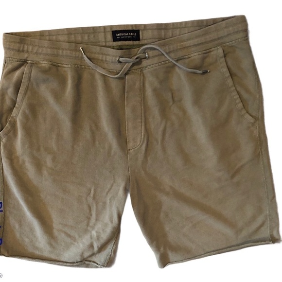 American Eagle Knit Jogger Shorts Drawstring XXL Casual Lounge Wear Comfy - Picture 1 of 4